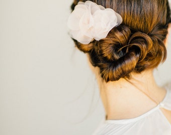 Wedding Hair Flower, bridal headpiece - "Carla"