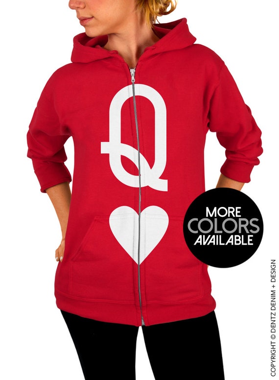 queen of hearts sweatshirt