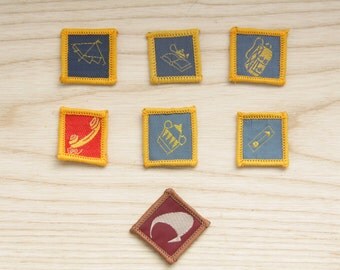 NZ scout patches. merit patches. Compass patch. Rucksack patch. Camp patch. New Zealand patch. Reading patch. Guides Patch. Cubs Patch