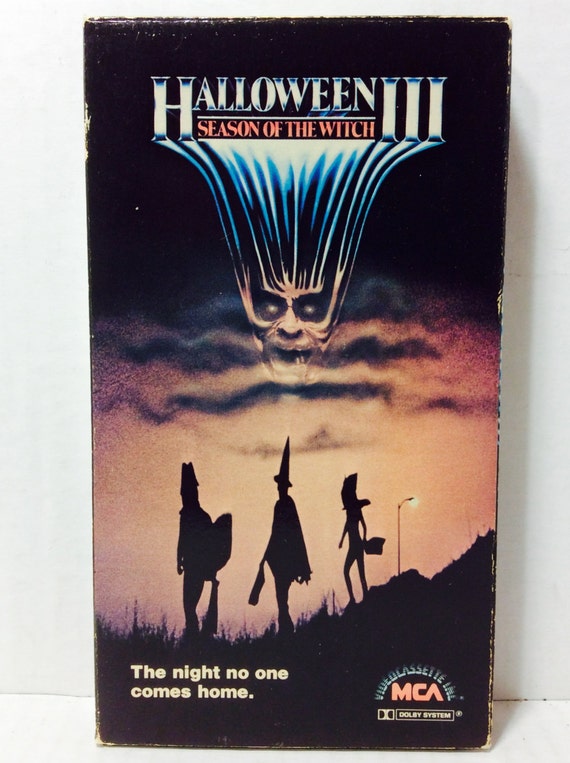 Halloween 3: Season Of The Witch vintage 80's horror vhs