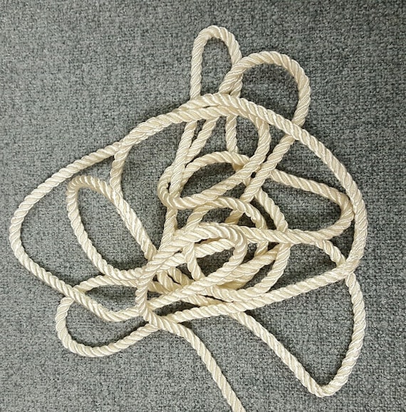 White Twisted Cording White Braided Cording Decorative Trim