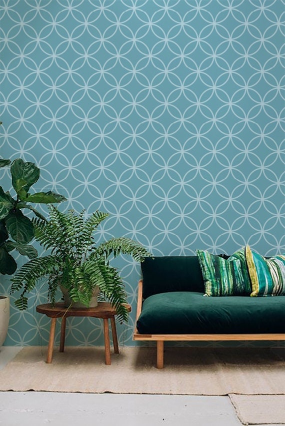 Self adhesive vinyl temporary removable wallpaper wall by Betapet