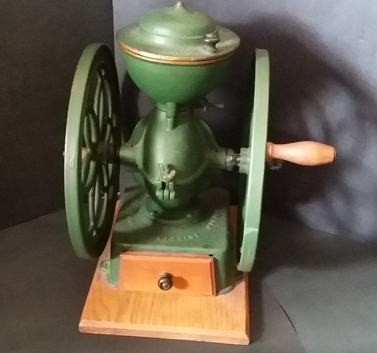 Antique Coffee Mill Grinder Enterprise Mfg. Cast by TiendaPatina