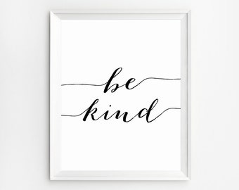 Be kind sign | Etsy