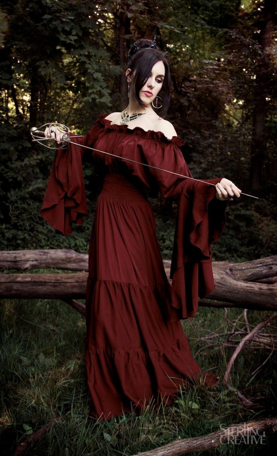 Renaissance Medieval Costume Mythic Mystic Forest Sword