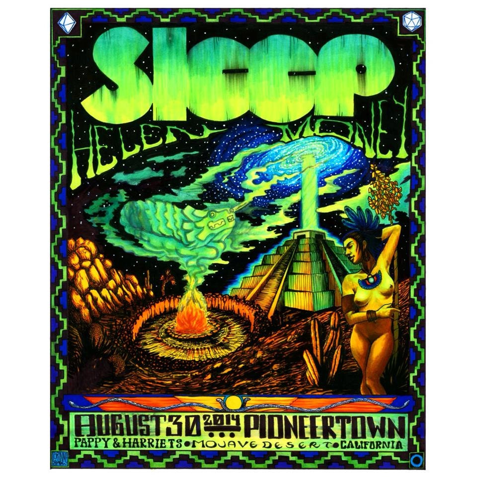 Sleep Concert Poster 8 30 2014 By Thefunkyspecimen On Etsy