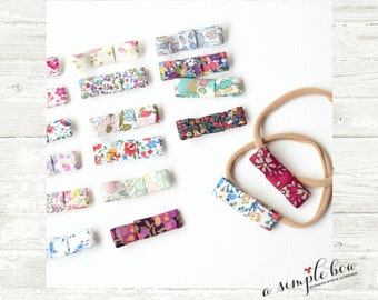 Liberty of London Baby Bow | Baby Headband | Dainty Bow | Newborn Bow | Tiny Baby Bow | Infant Bow | Toddler Headband Bow