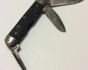 Vintage - Folding Pocket Knife - 3 Blades - USA