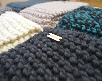 Luxury Wool Knit Scarves. Handmade. 100% Highest Quality Pure Wool. ADULT