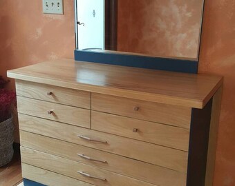 Harmony House Mid Century dresser chest w/ mirror