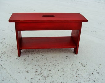 Red Entryway Table Red Entryway Table