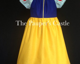 Girls/Child's/Toddler Casual Cotton Pull Over Disney Snow White Princess Dress / Costume