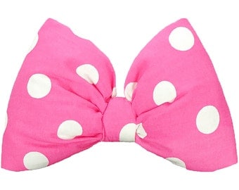 Minnie Mouse Ears Minnie Mouse Bow Minnie Ears Pink Women's Minnie Mouse Costume Girls Minnie Mouse Headband Baby Toddler Hot Pink Poofy Bow