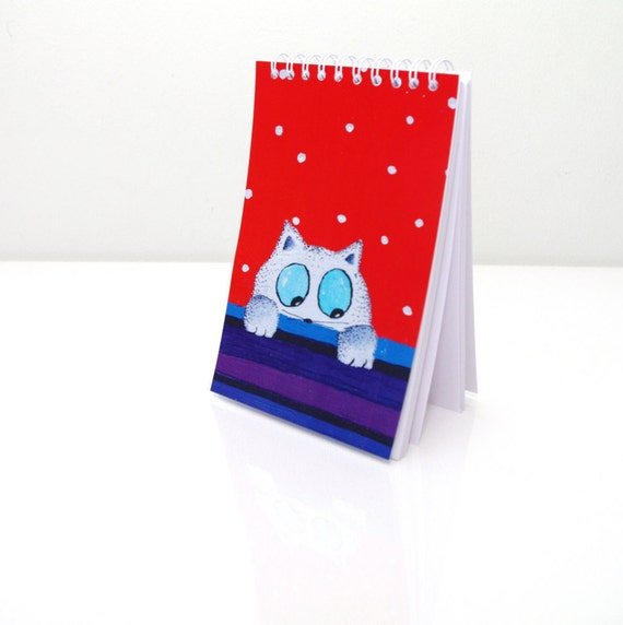 Spiral notebooks Small notebook Cute notebook Back to by artbyasta
