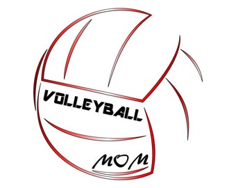 Volleyball Mom svg - Volleyball Mom - Volleyball svg - Volleyball clip art - svg files for silhouette - Sports svg