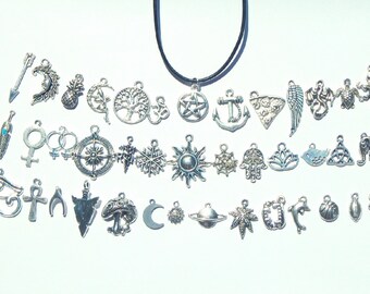 Charm Choker, Charm Choker Necklace, Choker Necklace, Choker, Charm Necklace, Choker Charm, Symbolic Choker, Grunge Choker, Charm Jewelry