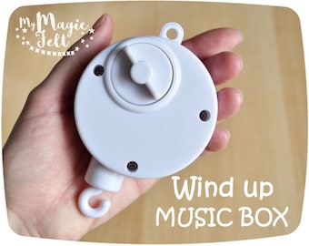 Mobile music box Rotary music box Wind-up music for baby mobile Brahms lullaby Mobile add ons Rotary crib music