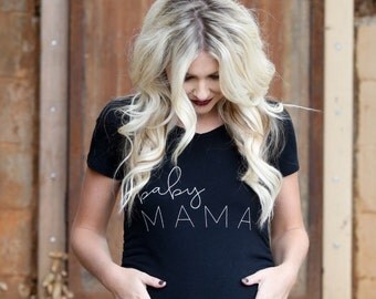 Baby Mama Maternity Shirt, Maternity Shirts, maternity shirt, maternity, maternity top, pregnancy top, pregnancy shirt, pregnancy gift
