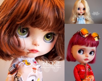 CUSTOM BLYTHE doll SERVICE (base doll not included! )- themed, character or just a special girl - different options available