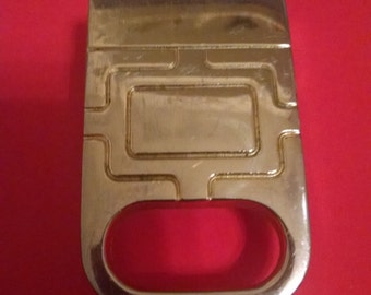Vintage Belt Buckle, Gifts Under 10.00 Unisex Gold Belt Buckle, Belt Buckles, Engraved Belt Buckle, Buckles, Mens Belt Buckles, Belt