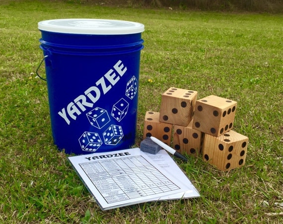 Yardzee, Lawn Dice, Yard Yahtzee, Yard Yatzee, Yard Games, Yard Dice, Giant Yahtzee, Lawn Yahtzee, Lawn Games, Outdoor Games