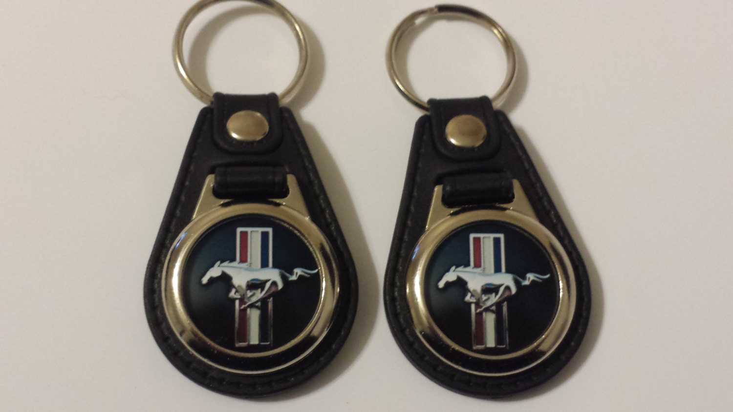 Ford Mustang Keychain 2 pack blk