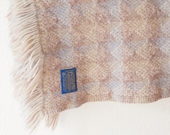 Vintage Pendleton Blanket // 100% Virgin Wool Blanket // Boho Woven Blanket // Vintage Throw