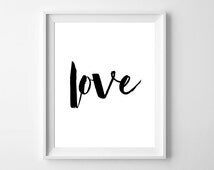 Popular items for love word art on Etsy