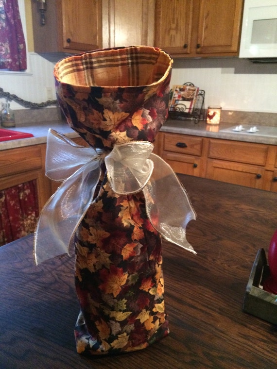 thanksgiving wine gift bags