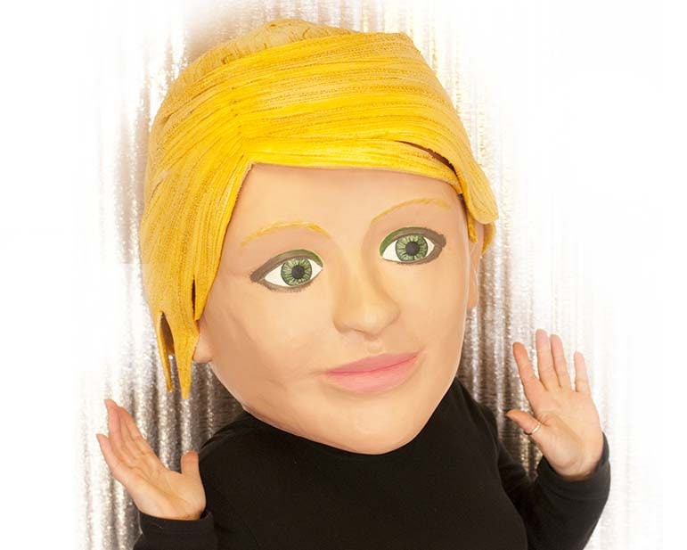 Big Head Paper Mache Carnival Mask. STOCK HEADS Giant mascot