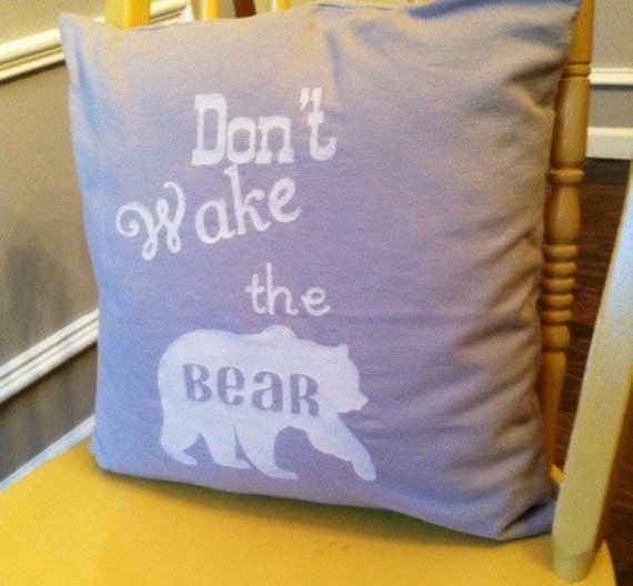 the bear pillow