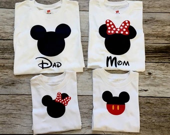 Disney Family Shirts I Matching Disney Shirts I Mickey and Minnie Head Couples Shirts I Disney Tank Tops I Custom Disney Trip Shirt I Cruise