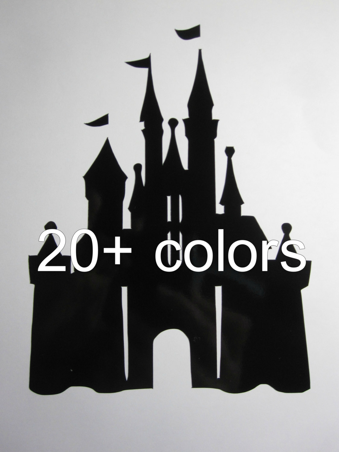 Disney Castle Vinyl Decal / Sticker Available in 24 Colors