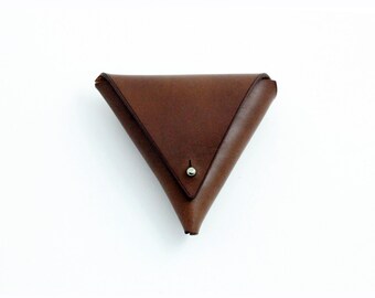 Chestnut Leather Coin Purse