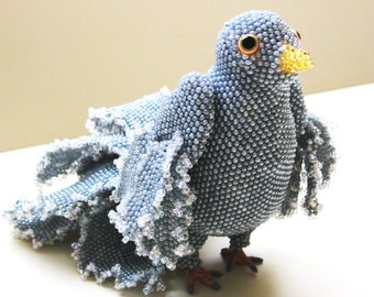 Pattern / Tutorial Beaded Ornament -Dove Bead