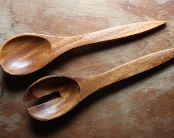 Wooden Salad Spoons
