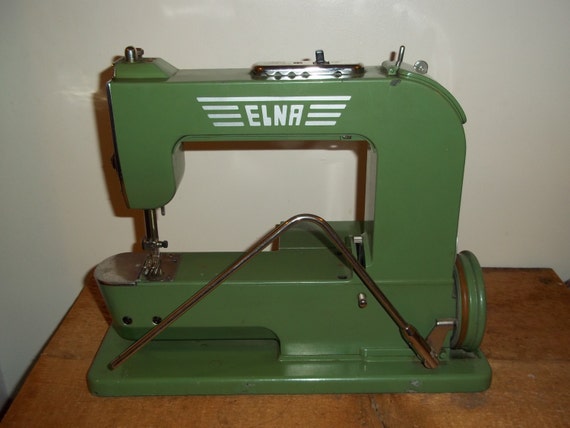 Elna Grasshopper Sewing Machine Rare Circa 1950's