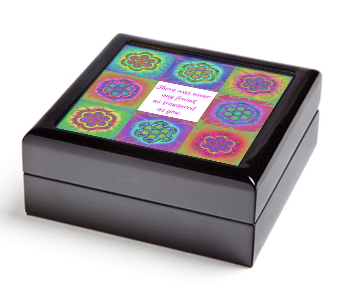 Best friend treasure box jewelry box friendship quote
