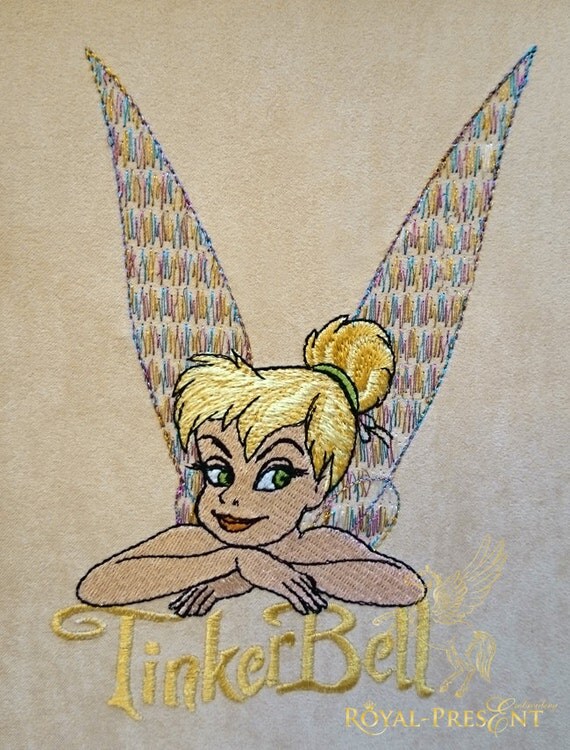 Machine Embroidery Design Tinker Bell 2 in 1 by RoyalPresentEmb