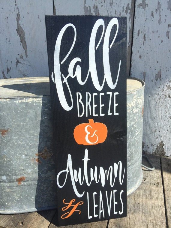 Items similar to Fall Decor Rustic Fall Decor Fall Wood Sign