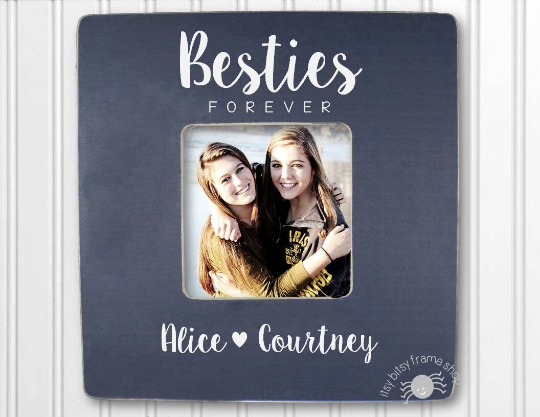 Best Friends Picture Frame Best Friend Gift Besties BFF Gifts Best Friend Birthday Gift Best