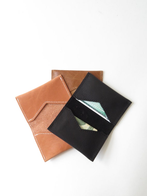 Items similar to Leather Wallet. Leather Card Case. Bifold Wallet