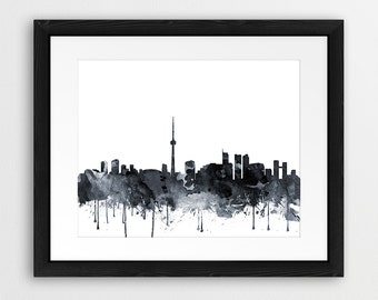 Toronto skyline | Etsy