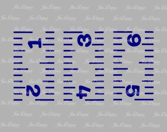 Growth chart SVG DXF EPS, ruler growth chart, growth chart files, ruler svg, growth chart decal, wooden growth chart, ruler file,ruler decal