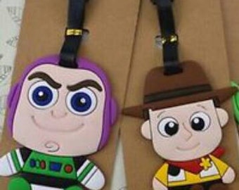 toy story luggage tag