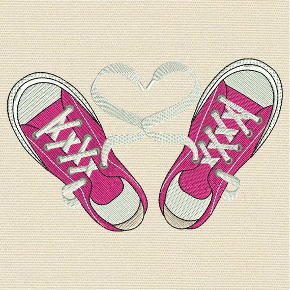 Converse Machine embroidery designs 4x 4