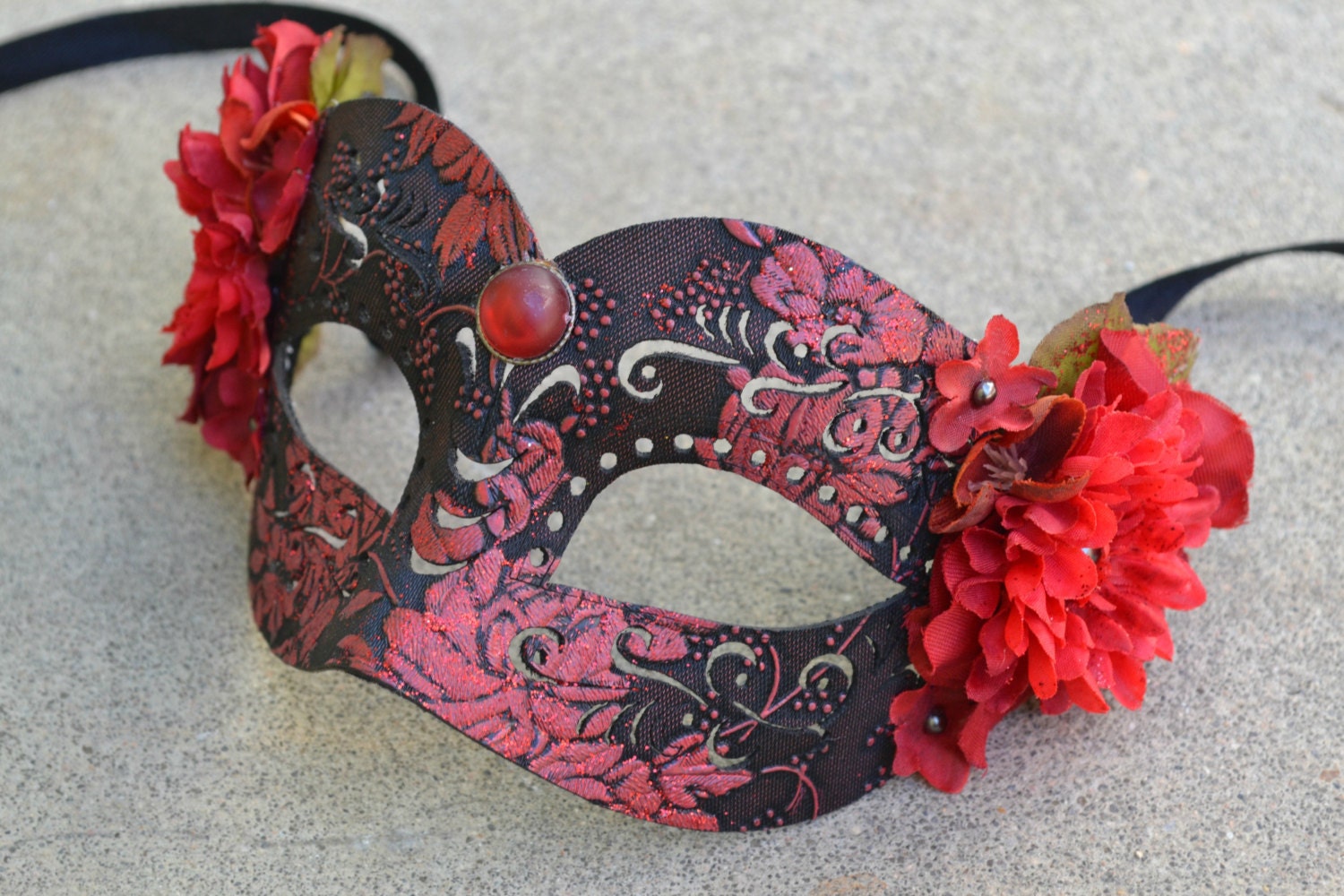 Masquerade Mask Renaissance Mask Flower Mask Fantasy Mask
