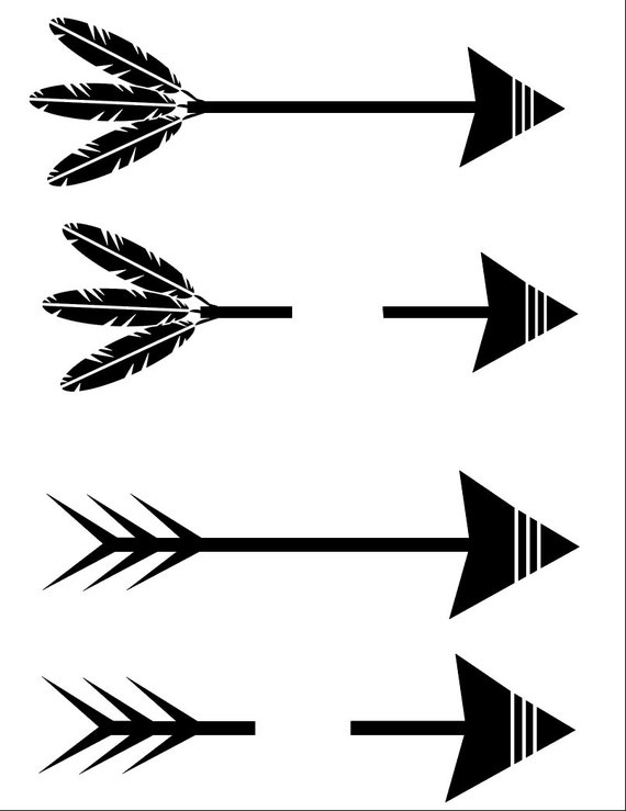 arrow SVG arrow words SVG arrow feathers SVG arrow cut