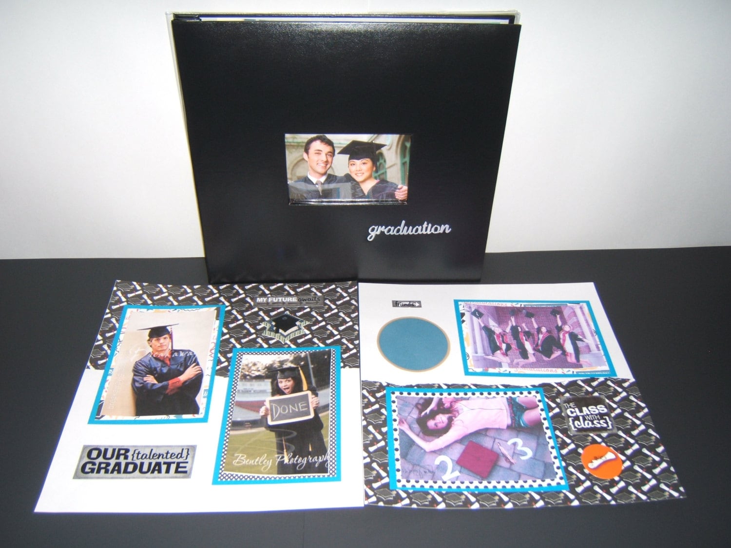 Graduation Scrapbook Album Made To Order by MadeForYouScrapbooks