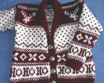 Hand Knit Toddler Sweater, Hand Knit Jumpers, Toddler Sweater, Nordic Sweater, Pullover Sweater, Toddler Clothing